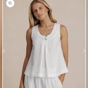 Nomad the Label Suvi Linen Tank NWT XXS